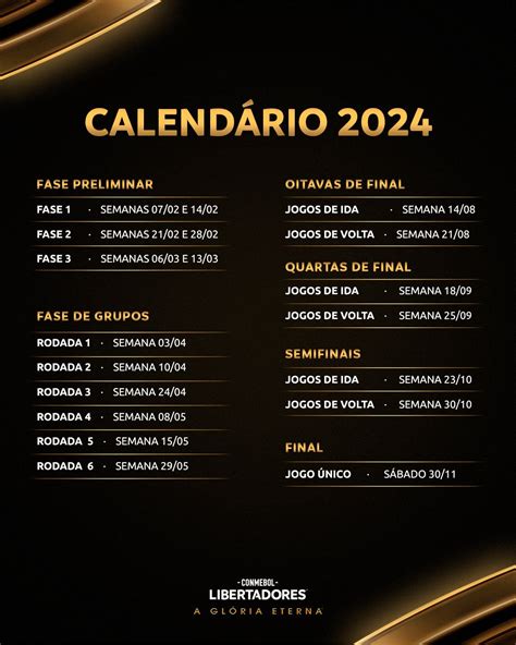 próximos jogos da libertadores 2024